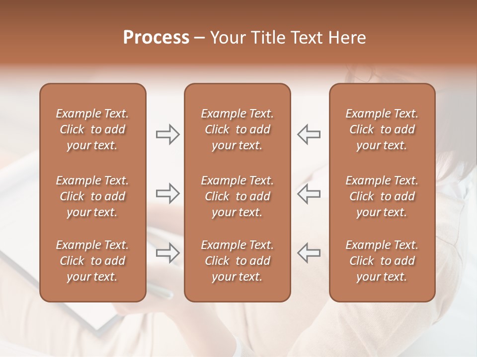 Businesswoman Female Seminar PowerPoint Template