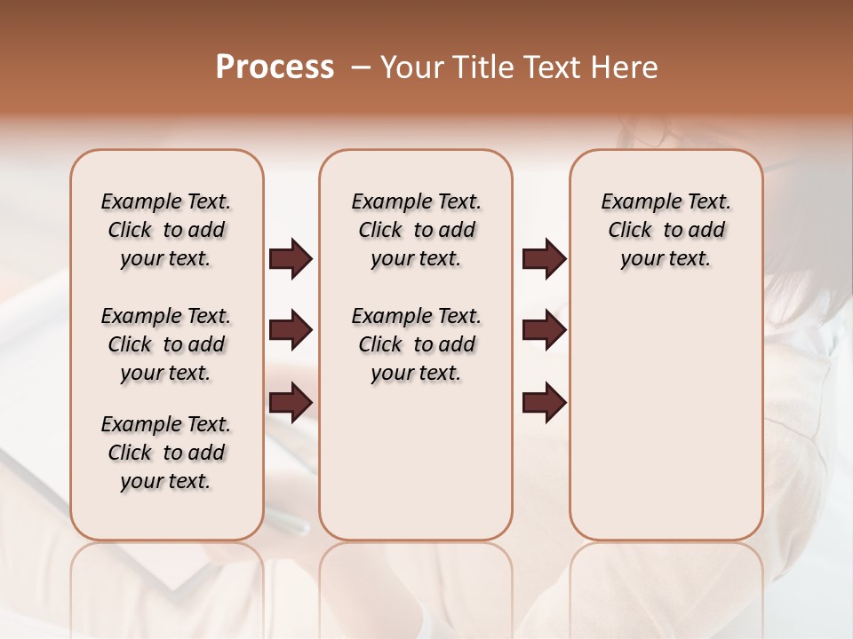 Businesswoman Female Seminar PowerPoint Template