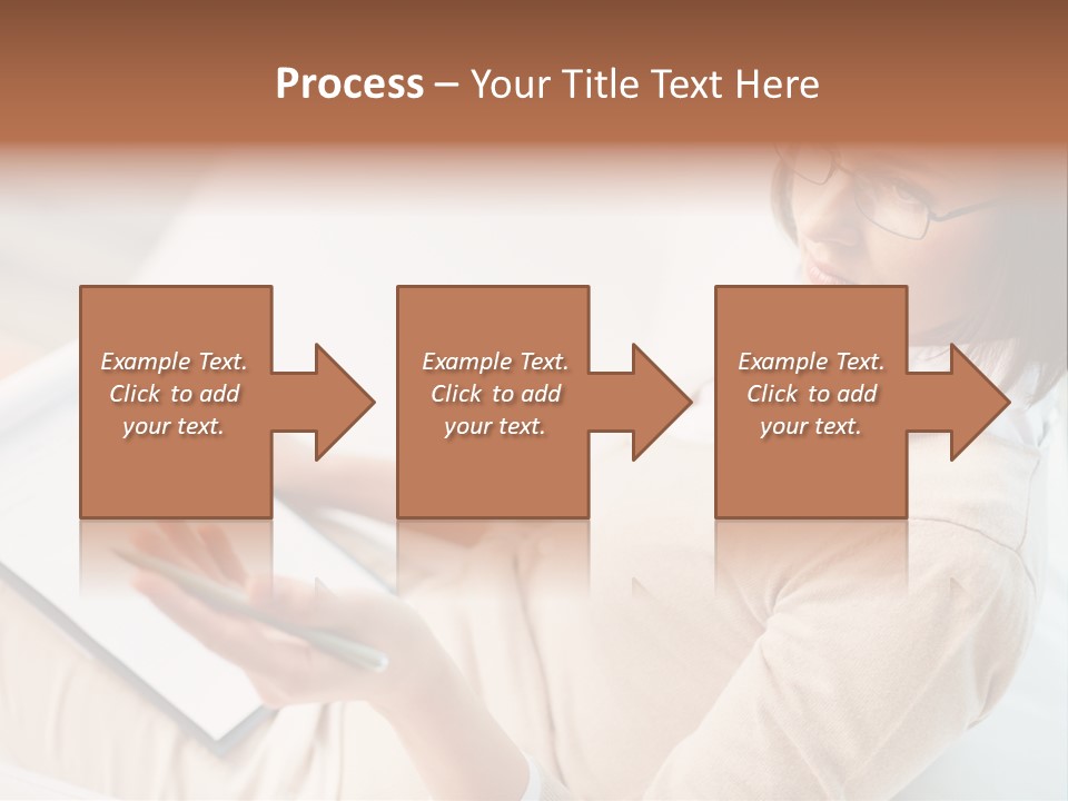 Businesswoman Female Seminar PowerPoint Template