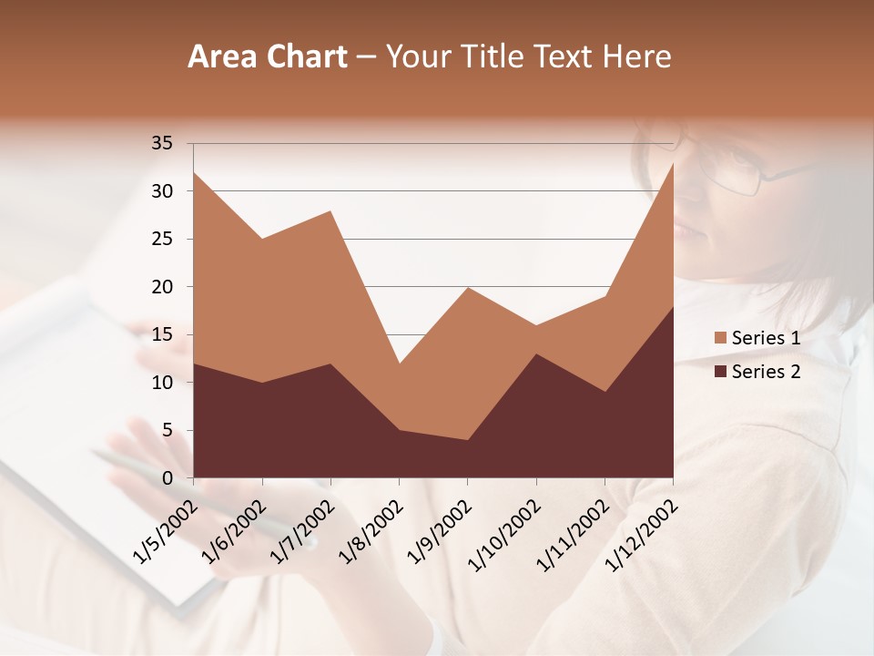 Businesswoman Female Seminar PowerPoint Template
