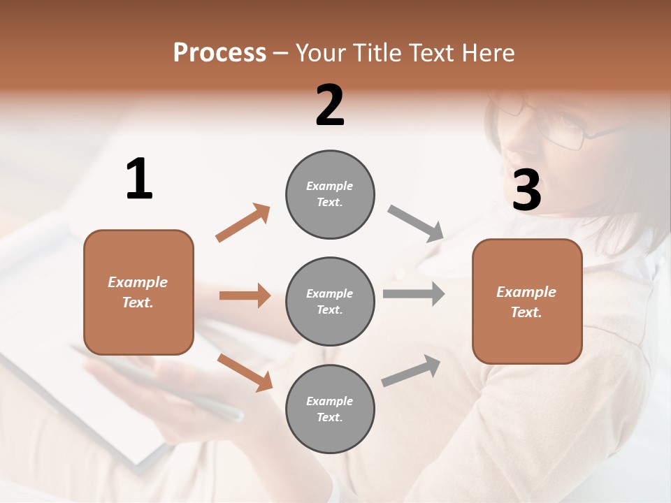 Businesswoman Female Seminar PowerPoint Template