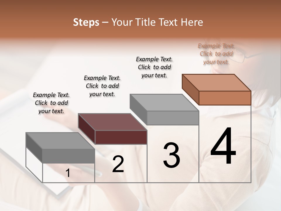 Businesswoman Female Seminar PowerPoint Template