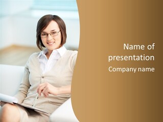 Eyeglasses Profession Health PowerPoint Template