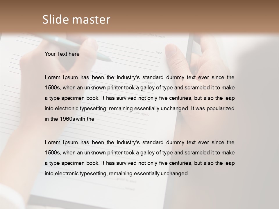 Professional Psychologue Diagnosis PowerPoint Template