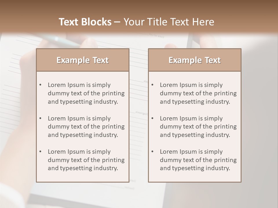 Professional Psychologue Diagnosis PowerPoint Template