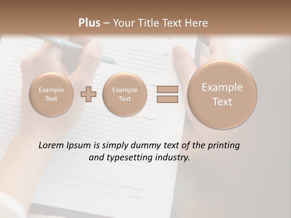 Professional Psychologue Diagnosis PowerPoint Template