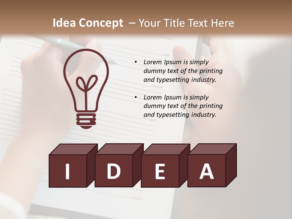 Professional Psychologue Diagnosis PowerPoint Template