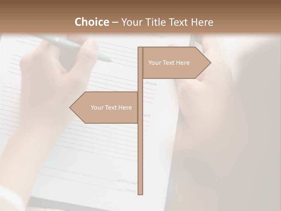 Professional Psychologue Diagnosis PowerPoint Template