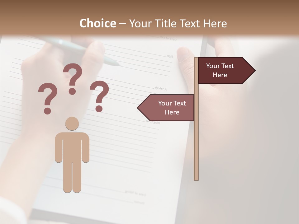 Professional Psychologue Diagnosis PowerPoint Template