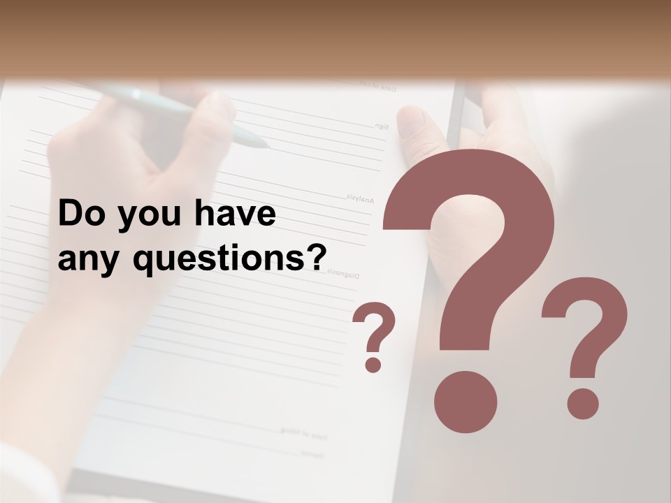 Professional Psychologue Diagnosis PowerPoint Template