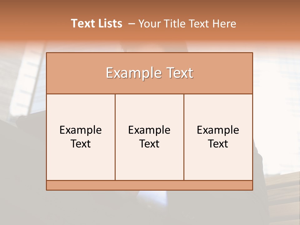 Working Business Person Outside PowerPoint Template