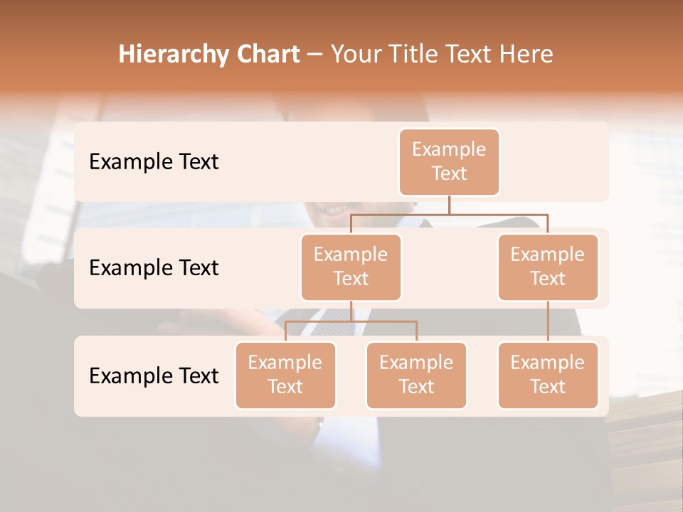 Working Business Person Outside PowerPoint Template