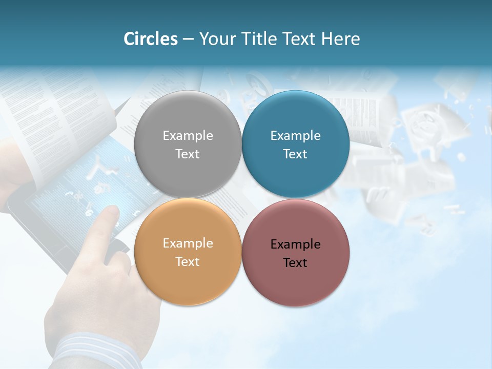 Cover Casual Mobile PowerPoint Template