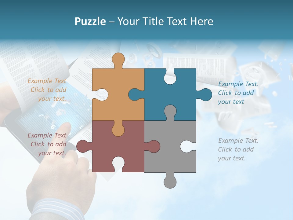 Cover Casual Mobile PowerPoint Template