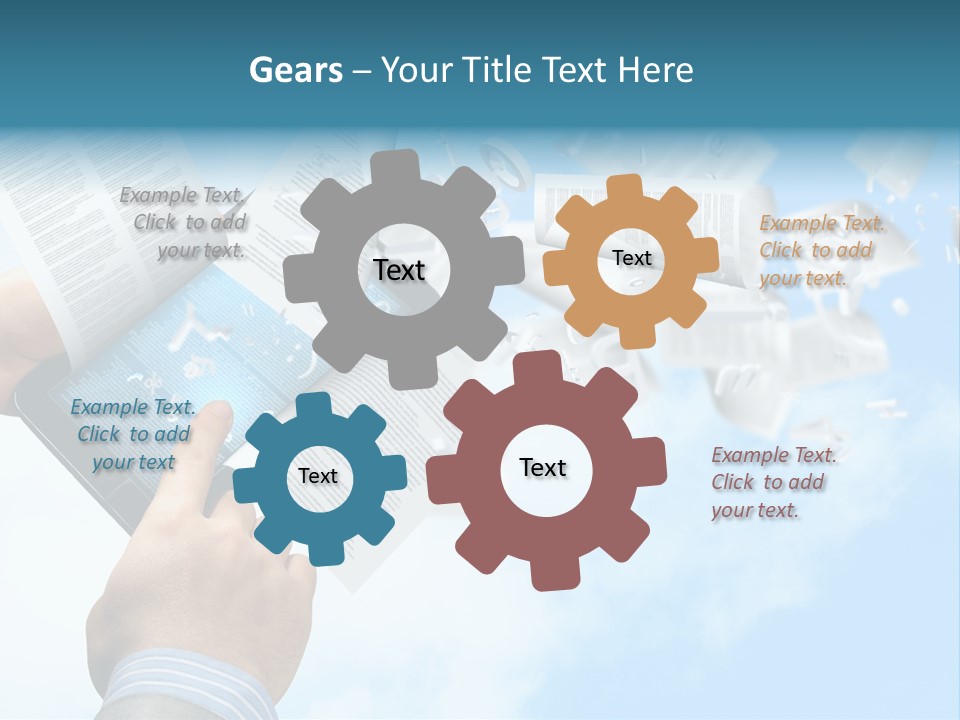 Cover Casual Mobile PowerPoint Template