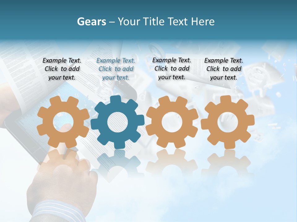 Cover Casual Mobile PowerPoint Template