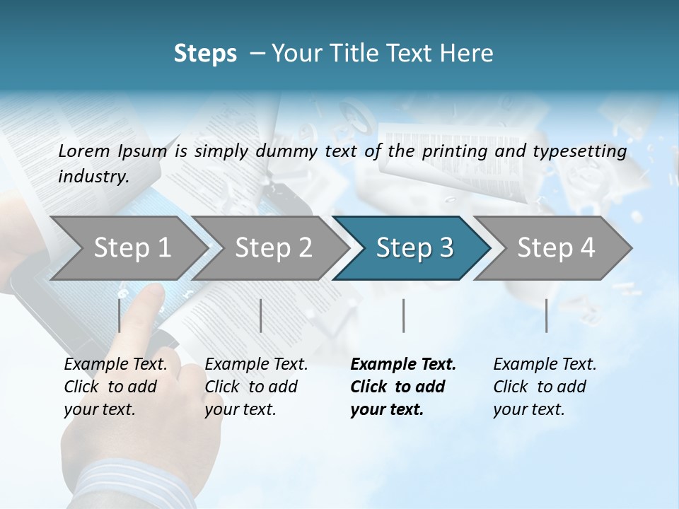 Cover Casual Mobile PowerPoint Template