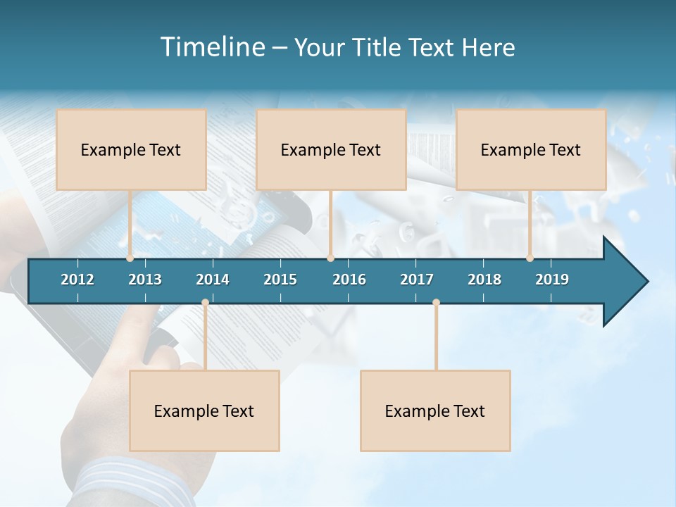 Cover Casual Mobile PowerPoint Template