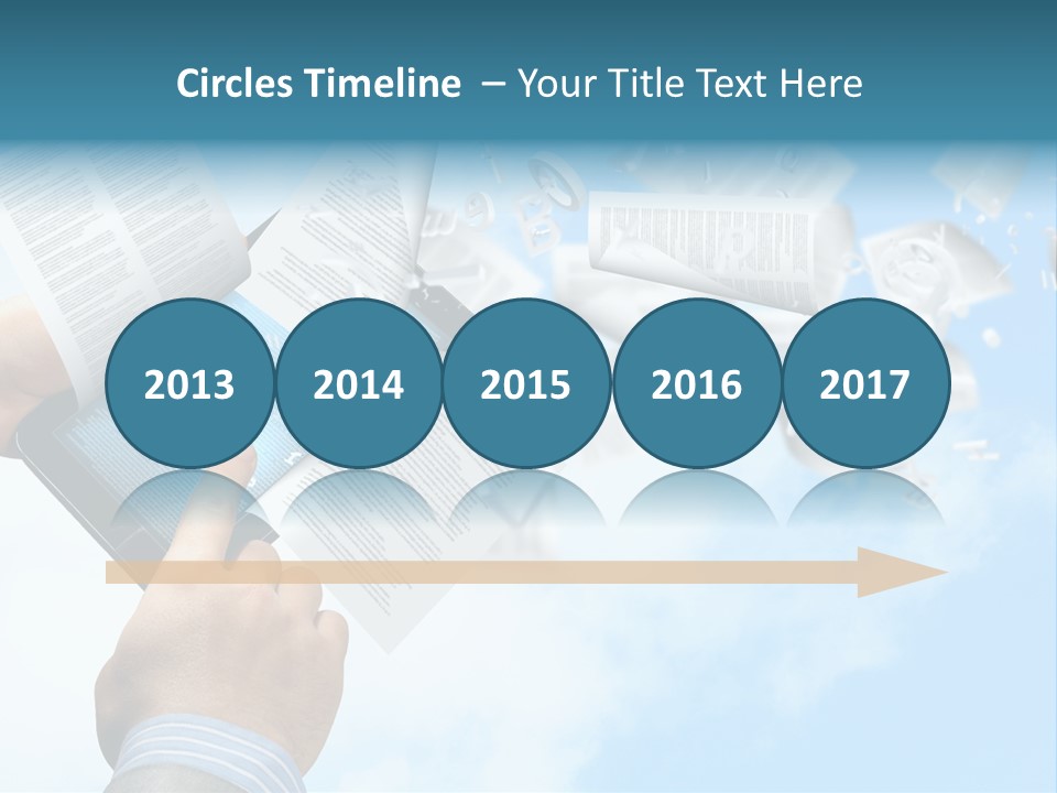 Cover Casual Mobile PowerPoint Template