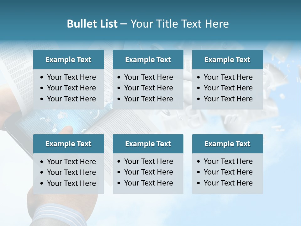 Cover Casual Mobile PowerPoint Template