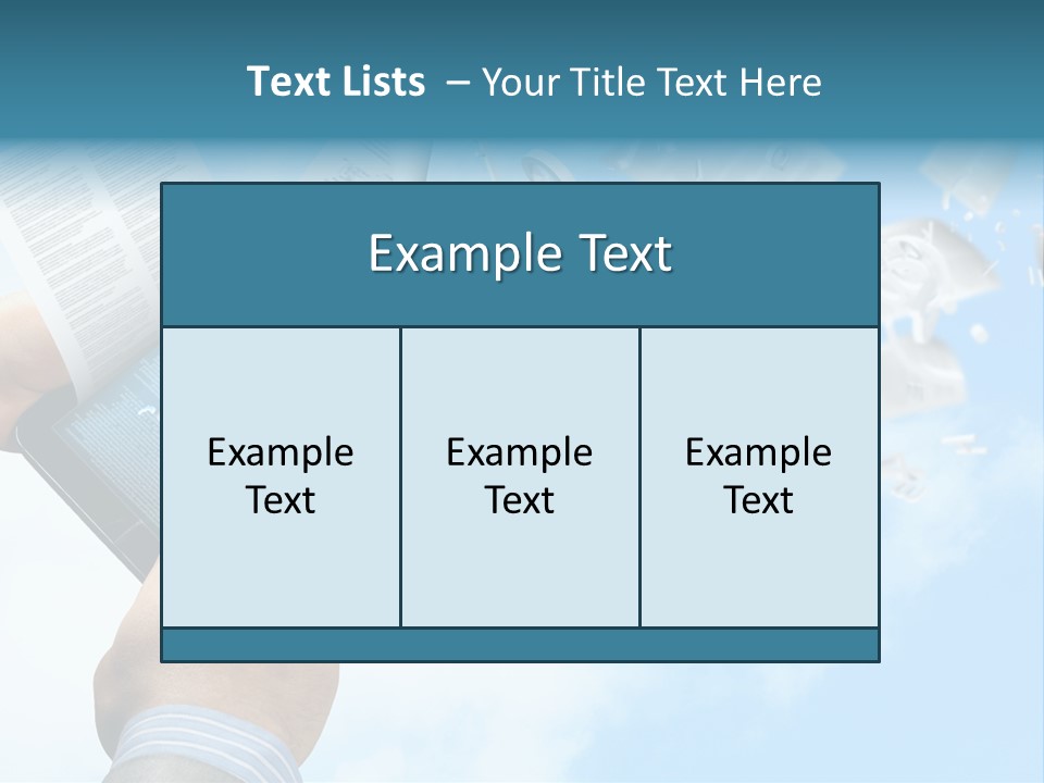 Cover Casual Mobile PowerPoint Template