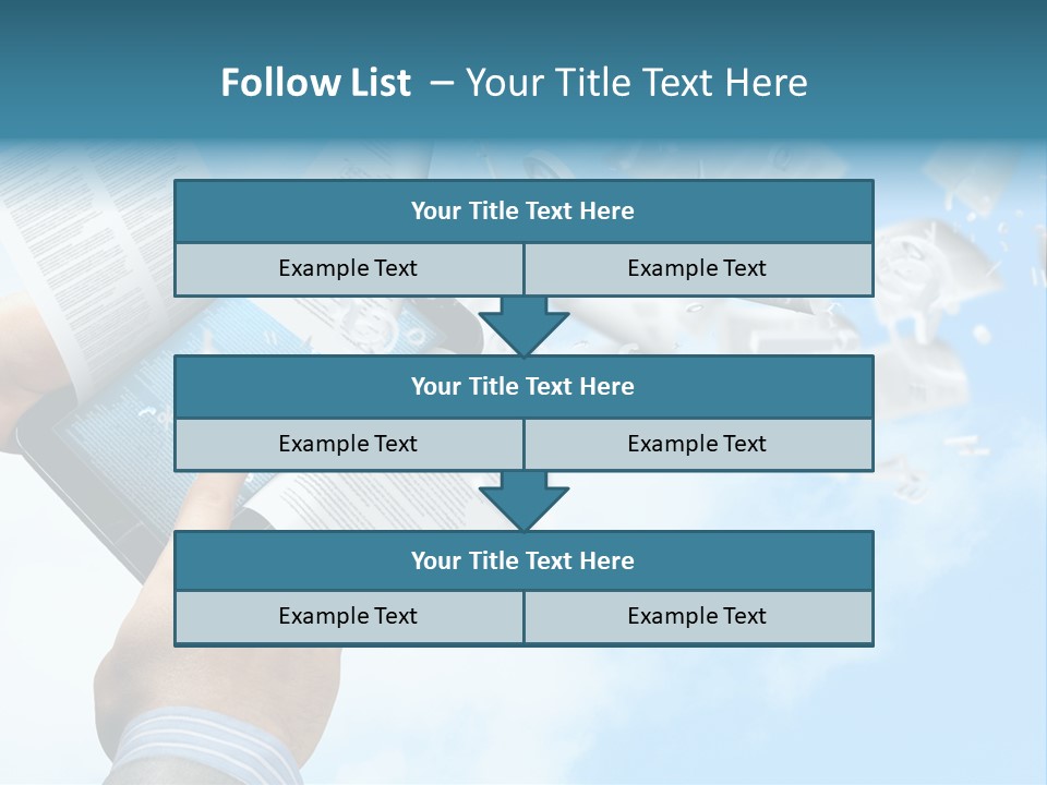 Cover Casual Mobile PowerPoint Template