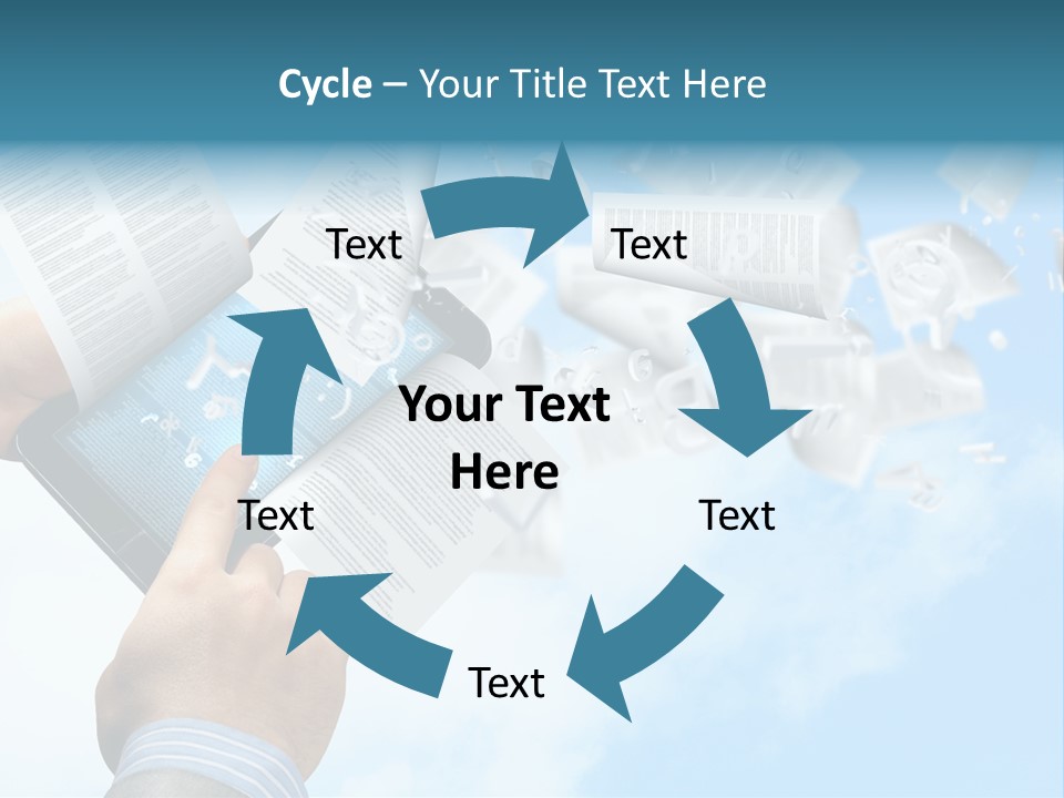 Cover Casual Mobile PowerPoint Template