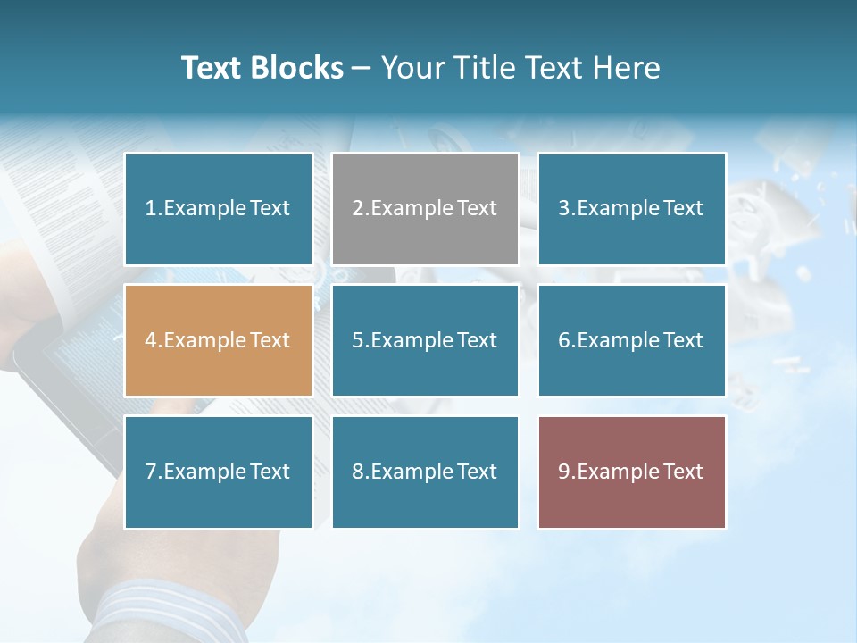 Cover Casual Mobile PowerPoint Template