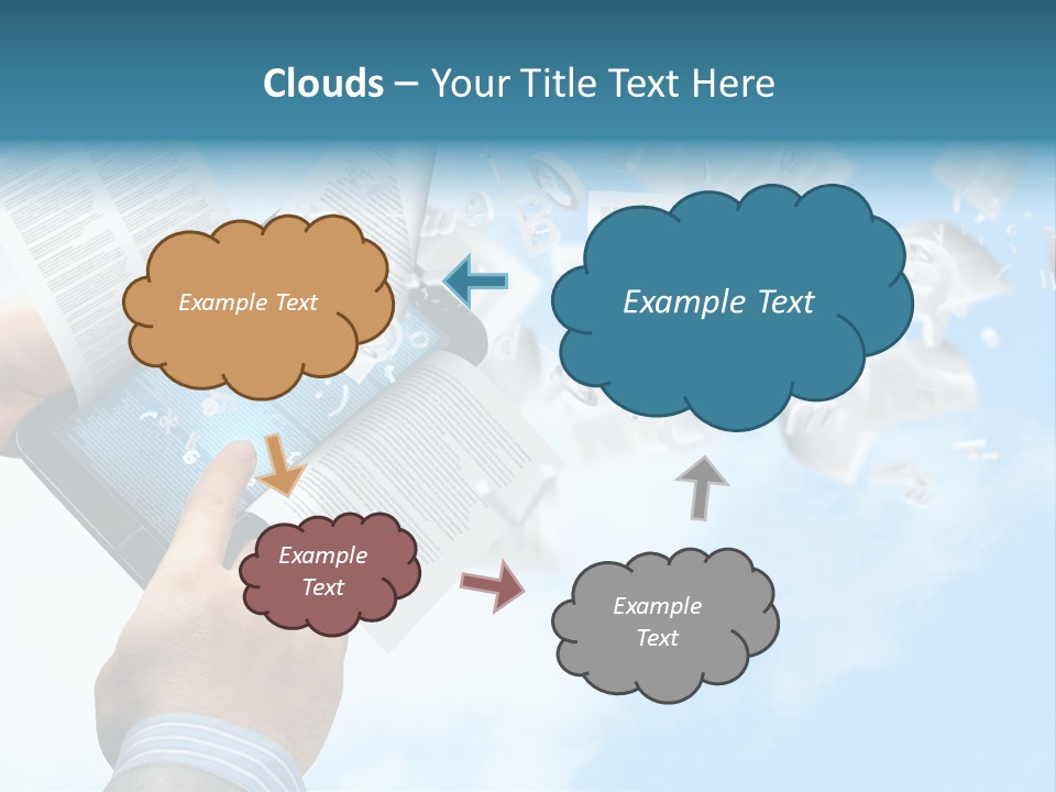 Cover Casual Mobile PowerPoint Template