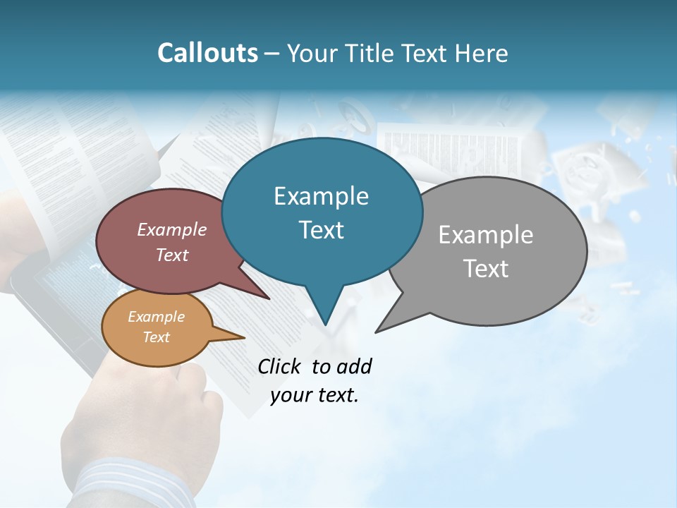 Cover Casual Mobile PowerPoint Template