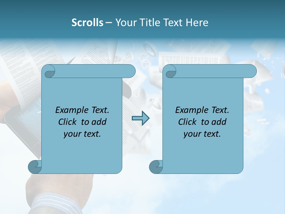 Cover Casual Mobile PowerPoint Template