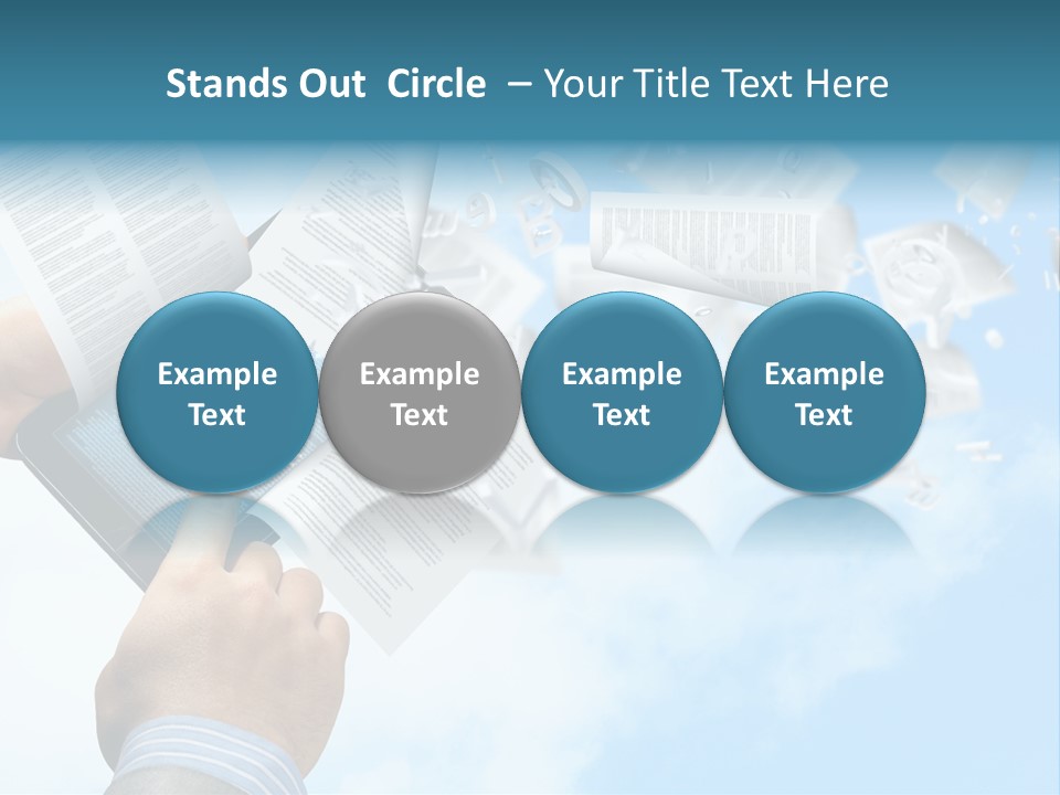 Cover Casual Mobile PowerPoint Template