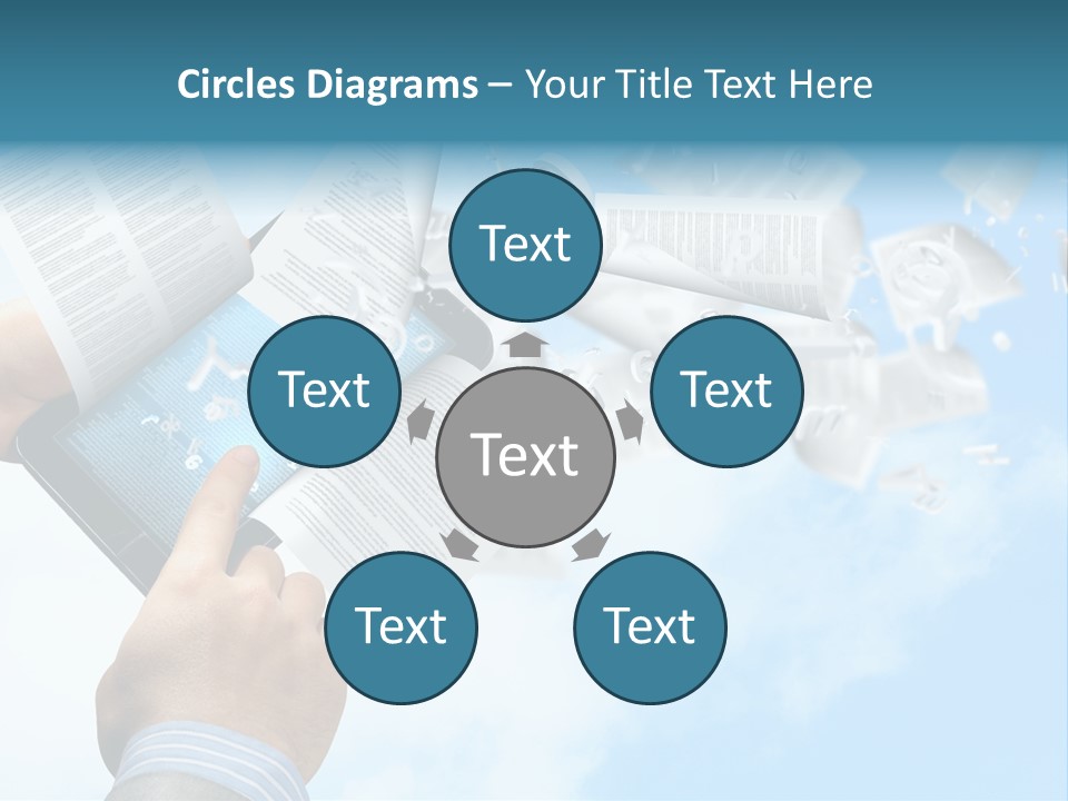 Cover Casual Mobile PowerPoint Template
