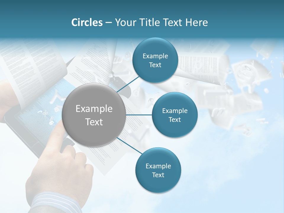 Cover Casual Mobile PowerPoint Template