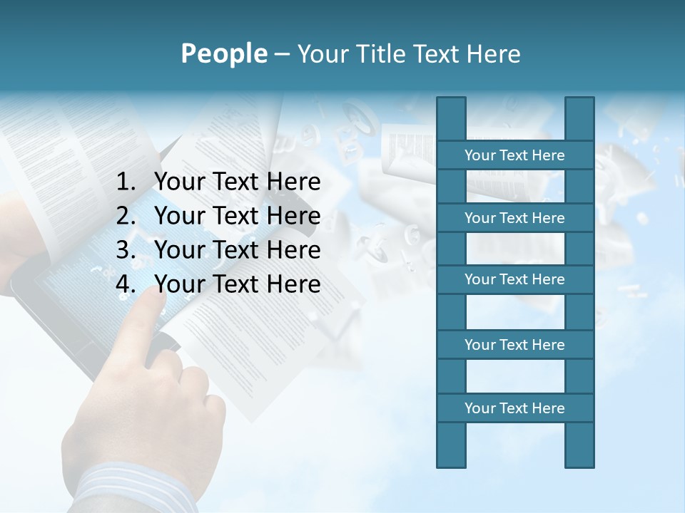 Cover Casual Mobile PowerPoint Template