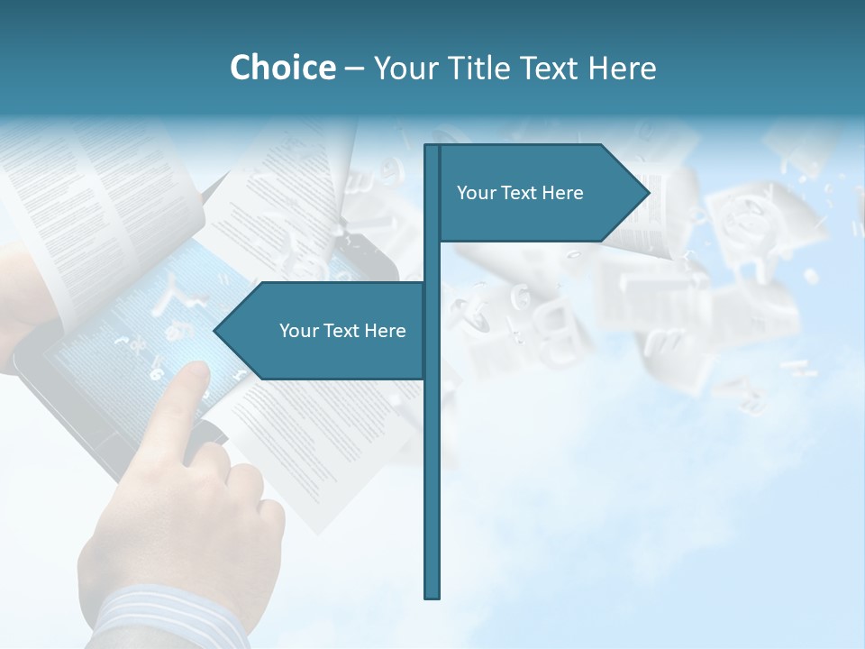 Cover Casual Mobile PowerPoint Template