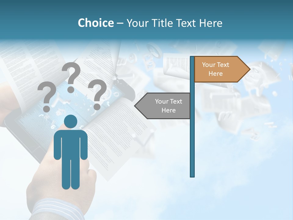 Cover Casual Mobile PowerPoint Template