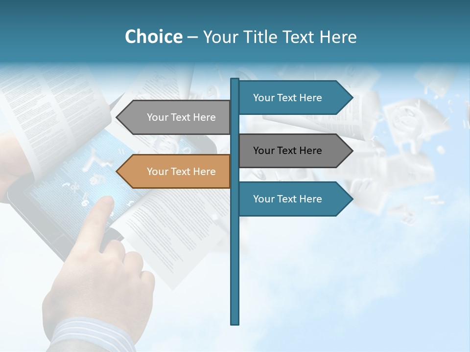 Cover Casual Mobile PowerPoint Template
