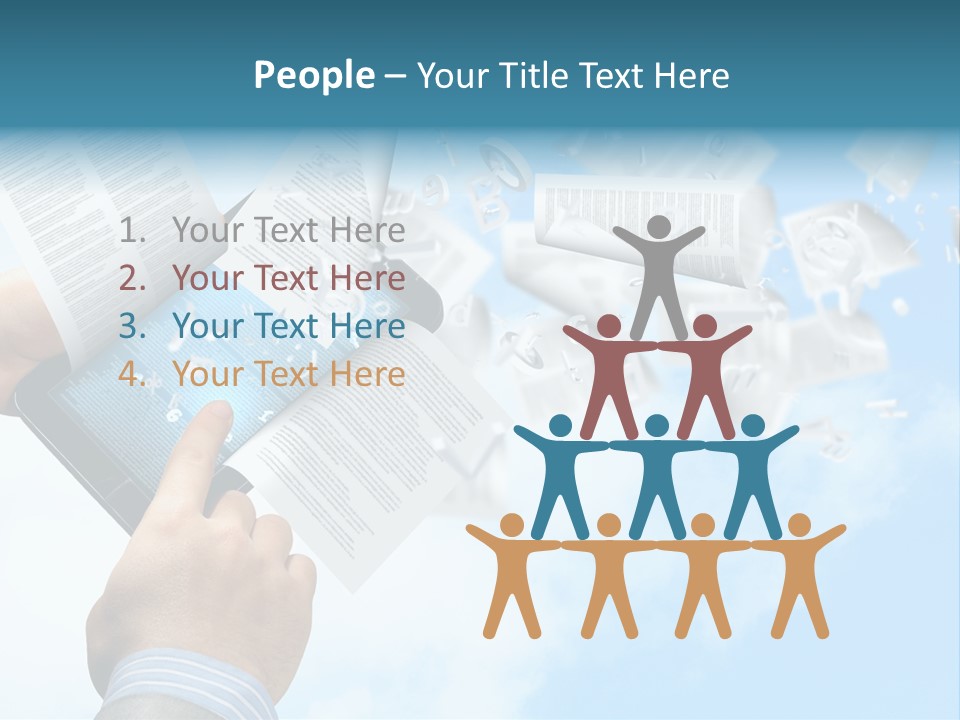 Cover Casual Mobile PowerPoint Template