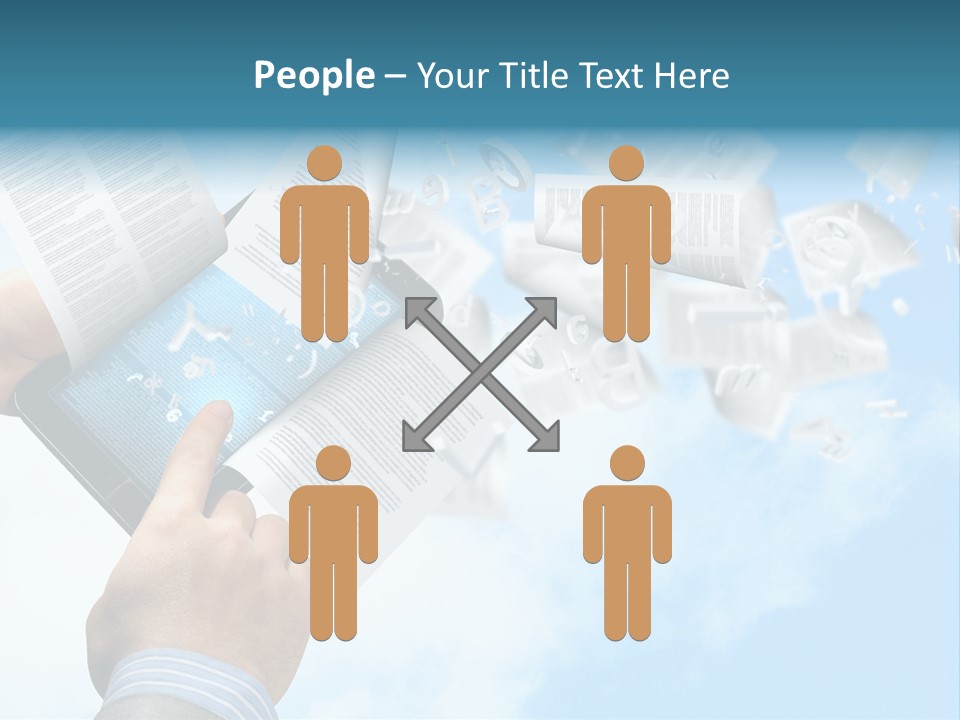 Cover Casual Mobile PowerPoint Template