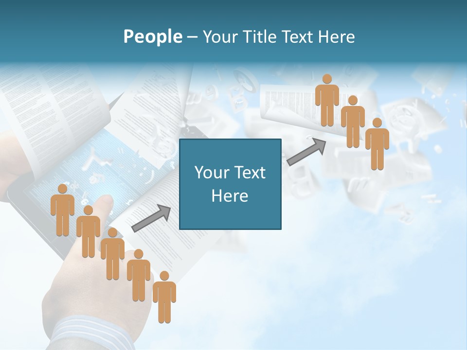 Cover Casual Mobile PowerPoint Template