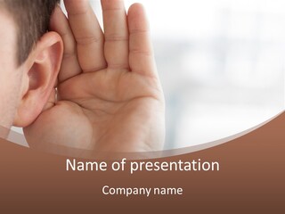 Cheerful Listen Satisfied PowerPoint Template