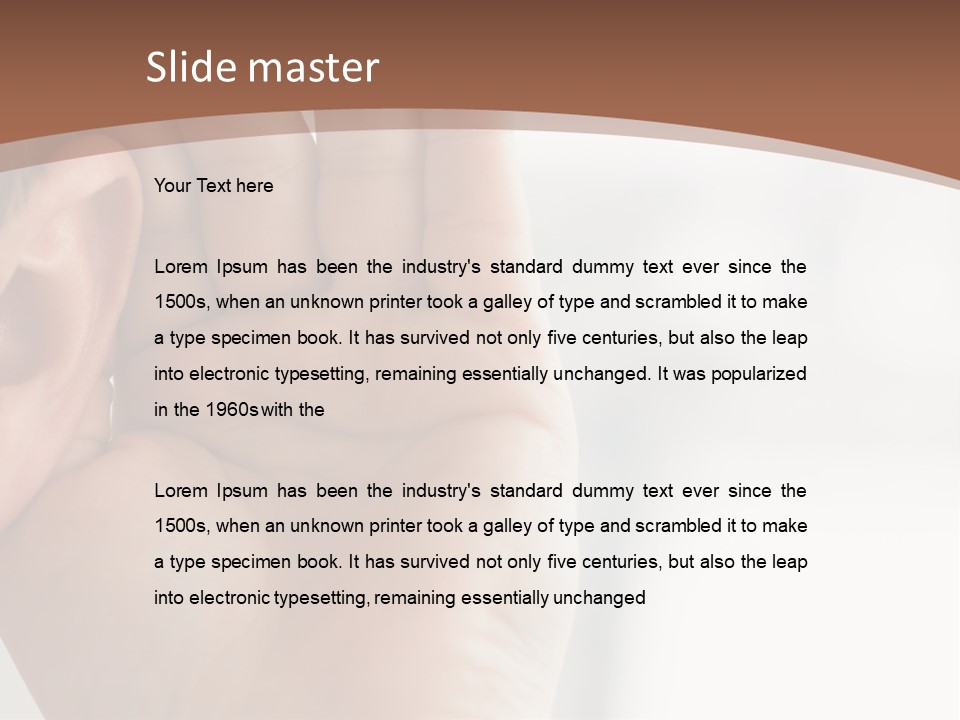 Cheerful Listen Satisfied PowerPoint Template