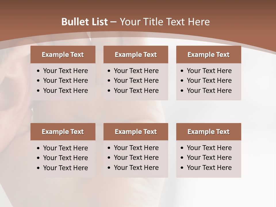 Cheerful Listen Satisfied PowerPoint Template