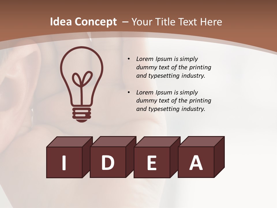 Cheerful Listen Satisfied PowerPoint Template