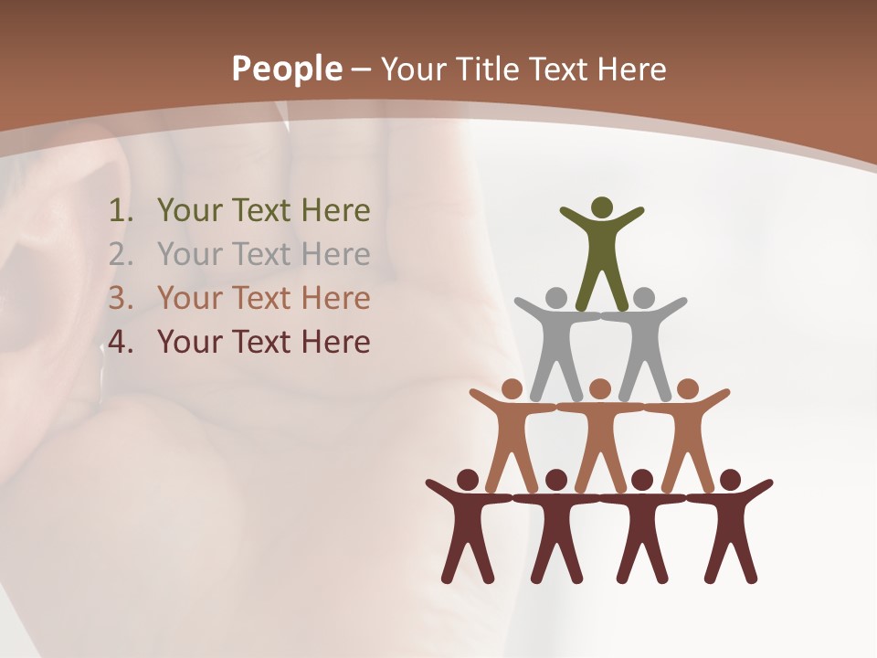 Cheerful Listen Satisfied PowerPoint Template