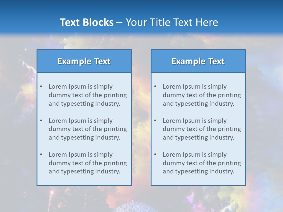 Dream Artwork Colorful PowerPoint Template