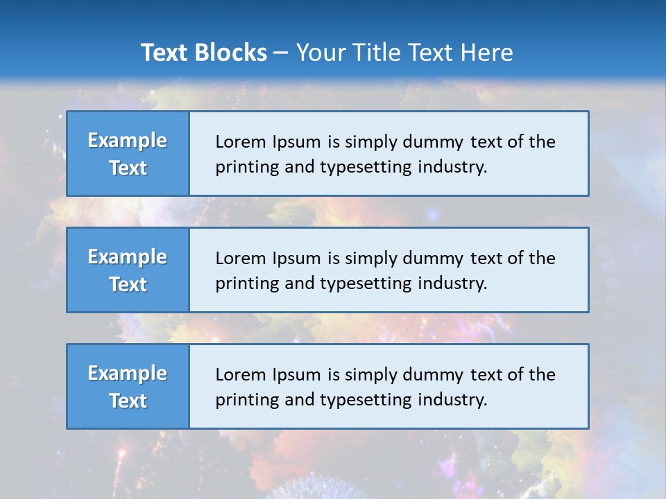 Dream Artwork Colorful PowerPoint Template