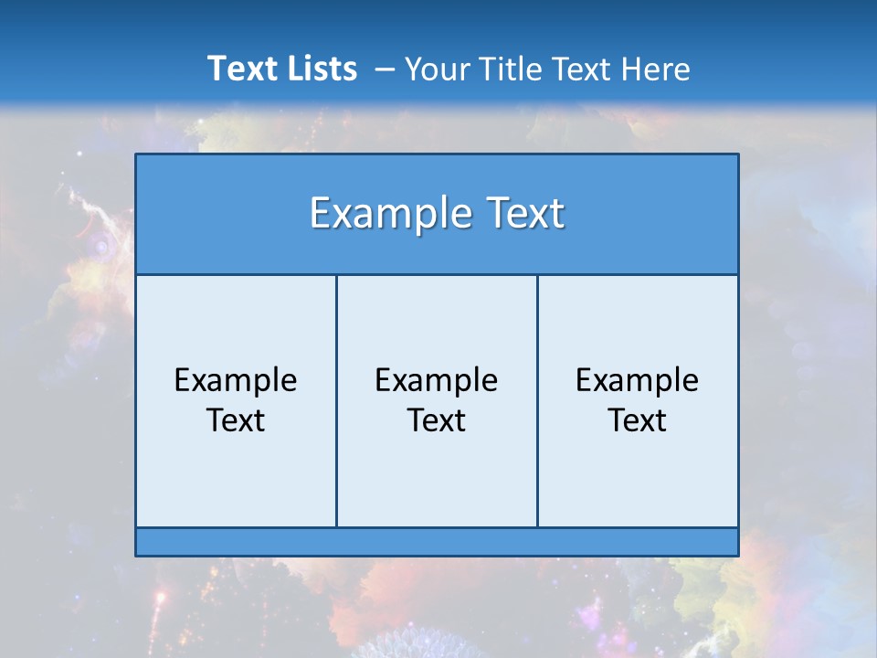 Dream Artwork Colorful PowerPoint Template