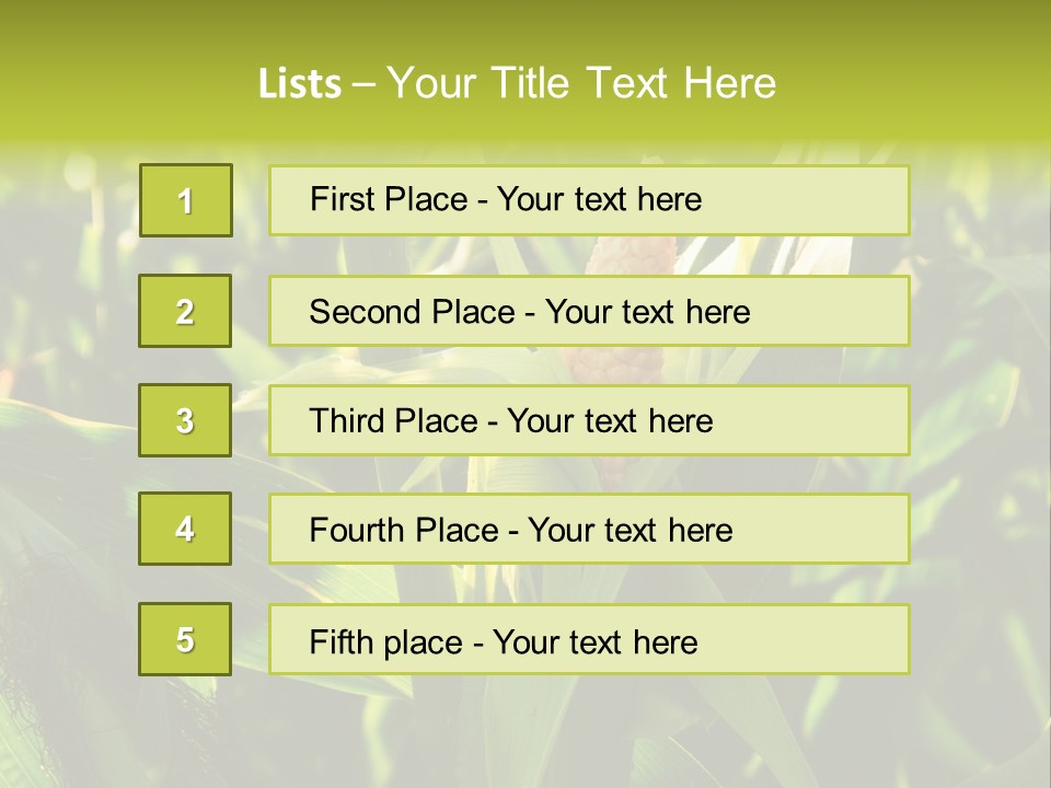 Country Food Outdoor PowerPoint Template